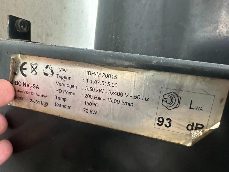 Perkins DIBO IBH-M 20015 Hogedruk unit 200 Bar 1500 L / min Mobiele Aanhanger 12.5 kVA aggregaat - Мойка высокого давления: фото 5 Perkins DIBO IBH-M 20015 Hogedruk unit 200 Bar 1500 L / min Mobiele Aanhanger 12.5 kVA aggregaat - Мойка высокого давления: фото 5