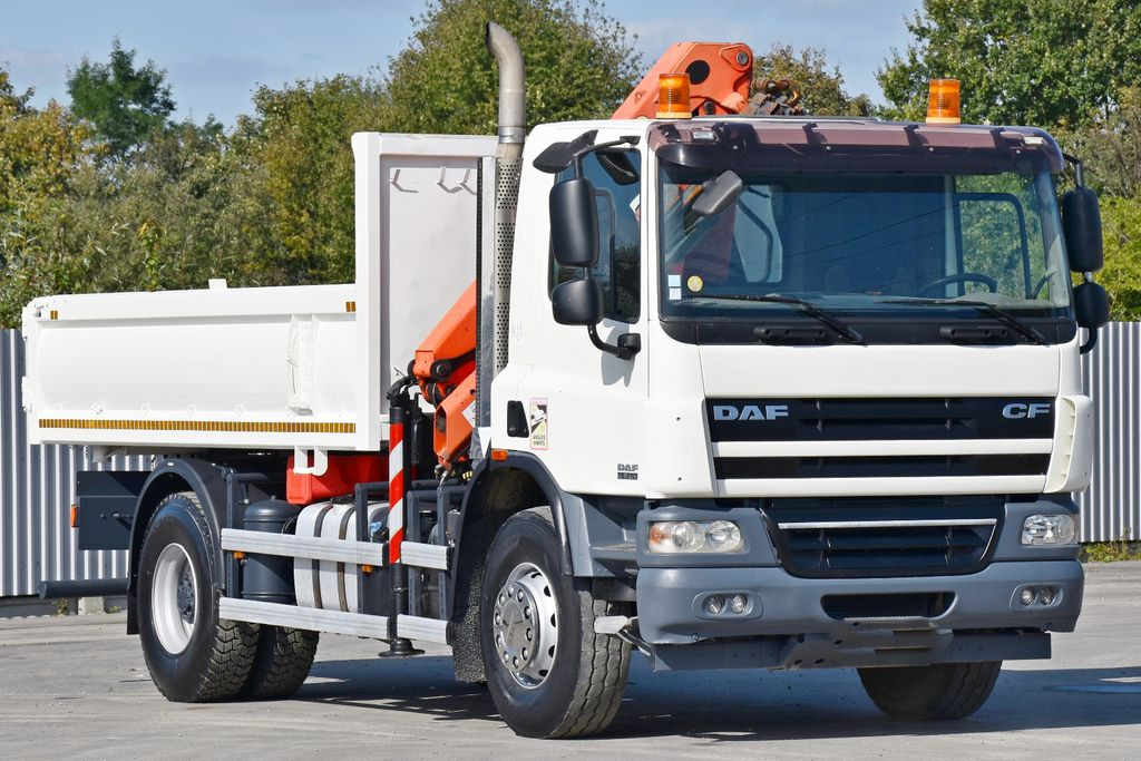 DAF CF 75.310 Kipper 4,30 m + KRAN * TOPZUSTAND - Самосвал, Автоманипулятор: фото 4 DAF CF 75.310 Kipper 4,30 m + KRAN * TOPZUSTAND - Самосвал, Автоманипулятор: фото 4