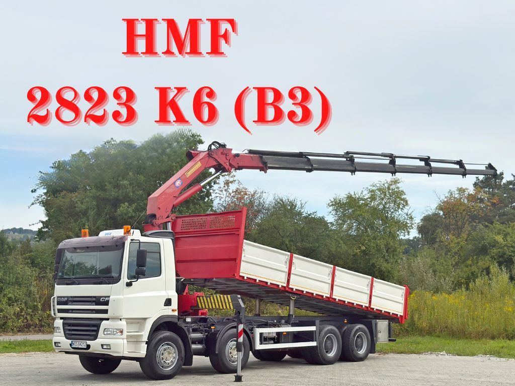 DAF CF 85.380 * HMF 2823 K6 (B3) + FUNK * 8x4 * TOP - Автоманипулятор: фото 1 DAF CF 85.380 * HMF 2823 K6 (B3) + FUNK * 8x4 * TOP - Автоманипулятор: фото 1