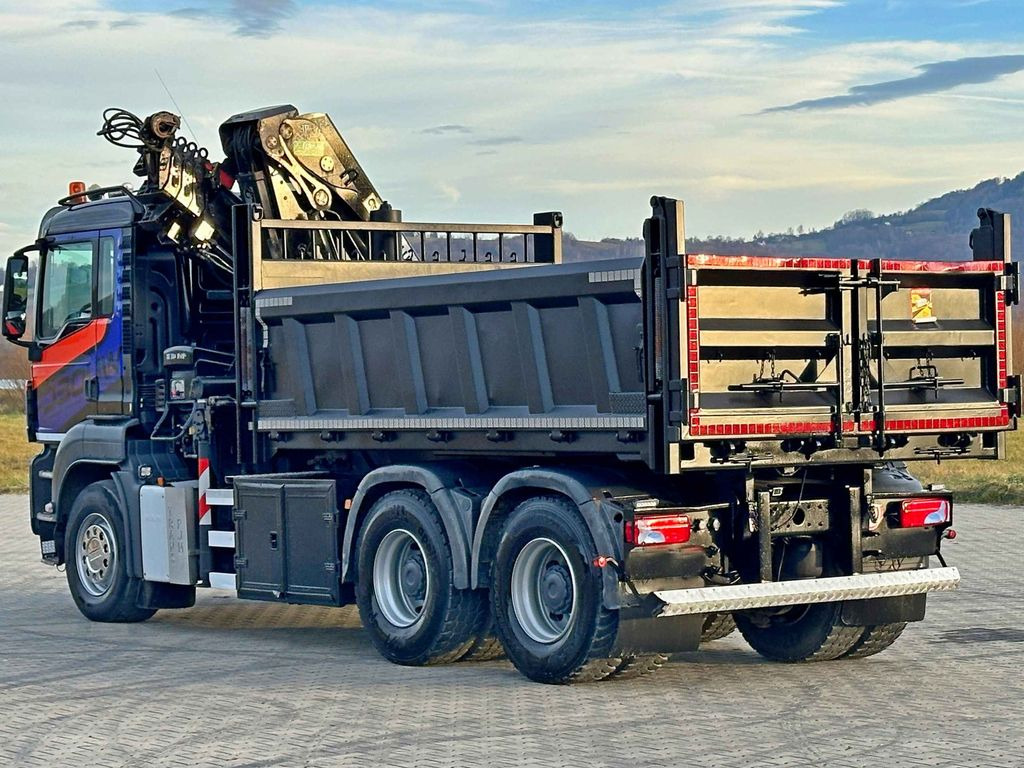 Автоманипулятор, Самосвал MAN TGS 33.480 * HIAB 288 EP - 4 HIDUO/ FUNK * 6x4: фото 8