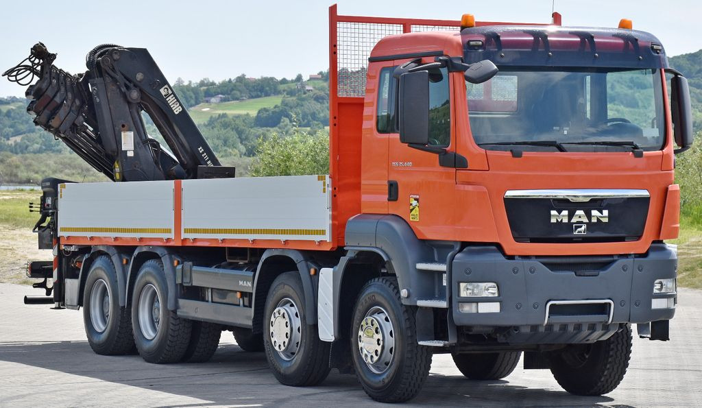 MAN TGS 35.440 * HIAB 211 E-6 HIDUO +FUNK / 8x4 - Автоманипулятор, Грузовик бортовой/ Платформа: фото 3 MAN TGS 35.440 * HIAB 211 E-6 HIDUO +FUNK / 8x4 - Автоманипулятор, Грузовик бортовой/ Платформа: фото 3