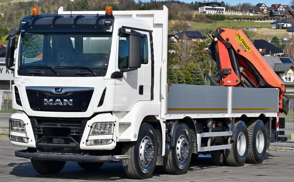 MAN TGS 35.500 * PK 22002 - EH C + FUNK * 8x4 * TOP - Автоманипулятор, Грузовик бортовой/ Платформа: фото 4 MAN TGS 35.500 * PK 22002 - EH C + FUNK * 8x4 * TOP - Автоманипулятор, Грузовик бортовой/ Платформа: фото 4