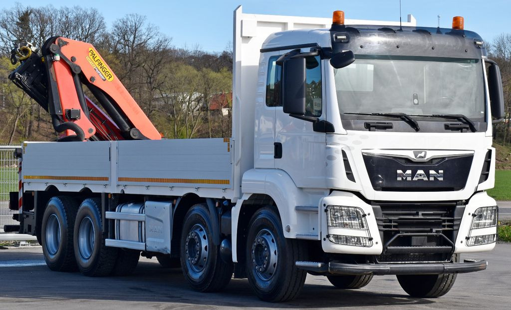 MAN TGS 35.500 * PK 22002 - EH C + FUNK * 8x4 * TOP - Автоманипулятор, Грузовик бортовой/ Платформа: фото 3 MAN TGS 35.500 * PK 22002 - EH C + FUNK * 8x4 * TOP - Автоманипулятор, Грузовик бортовой/ Платформа: фото 3
