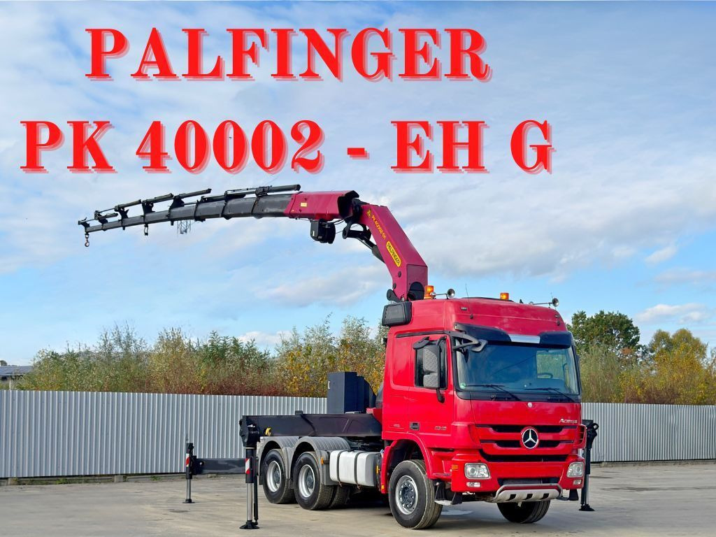 Mercedes-Benz ACTROS 2646 * PK 40002 - EH G + FUNK / 6x4 * TOP - Автоманипулятор: фото 1 Mercedes-Benz ACTROS 2646 * PK 40002 - EH G + FUNK / 6x4 * TOP - Автоманипулятор: фото 1