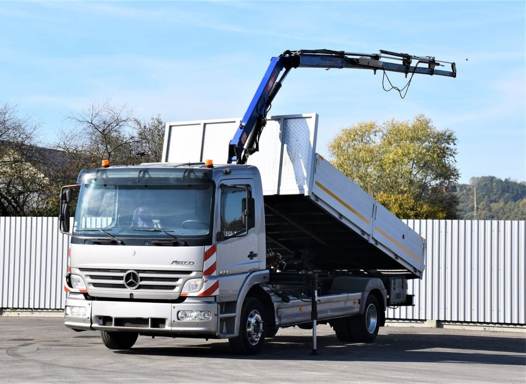Mercedes-Benz ATEGO 823 Kipper 4,90m* PM 5024 P* TOPZUSTAND - Самосвал, Автоманипулятор: фото 2 Mercedes-Benz ATEGO 823 Kipper 4,90m* PM 5024 P* TOPZUSTAND - Самосвал, Автоманипулятор: фото 2