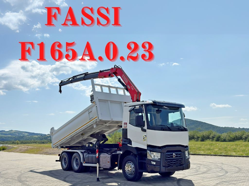 Renault C 430 * FASSI F165A.0.23 + FUNK * 6x4 - Автоманипулятор: фото 1 Renault C 430 * FASSI F165A.0.23 + FUNK * 6x4 - Автоманипулятор: фото 1