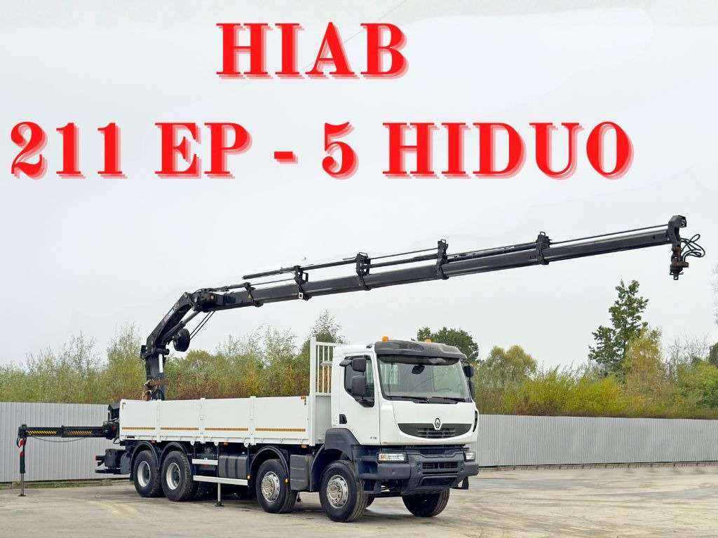 Renault KERAX 430 * HIAB 211 EP-5 HIDUO /FUNK *8x4 - Автоманипулятор: фото 1 Renault KERAX 430 * HIAB 211 EP-5 HIDUO /FUNK *8x4 - Автоманипулятор: фото 1