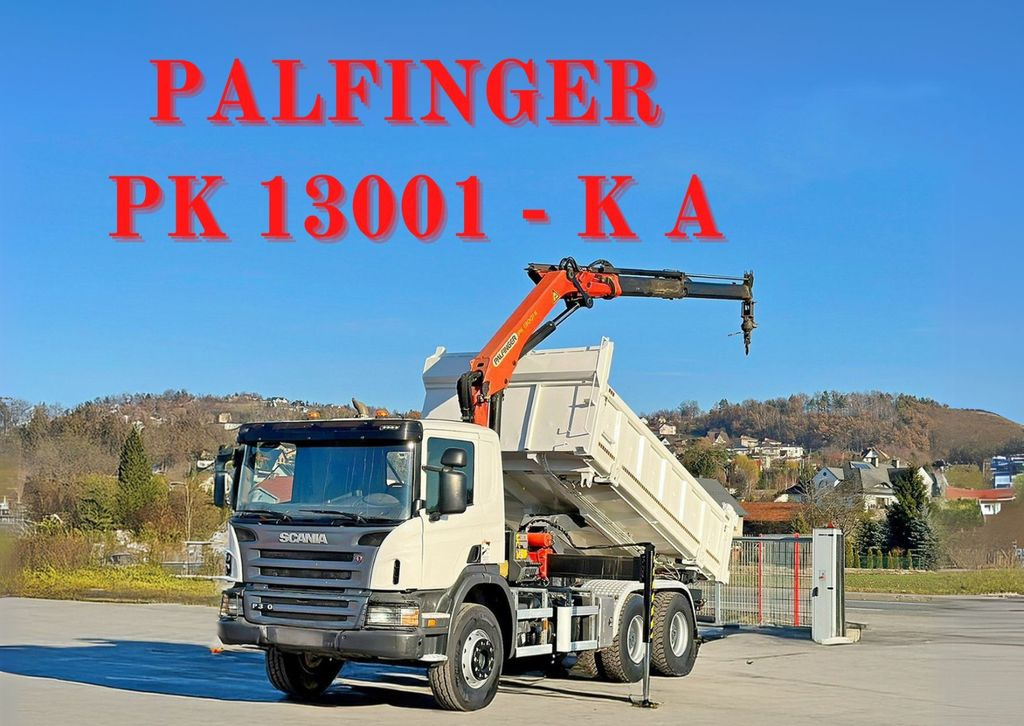 Scania P 360 Kipper 4,70 m * PK 13001-KA + FUNK * 6x4 - Автоманипулятор, Самосвал: фото 1 Scania P 360 Kipper 4,70 m * PK 13001-KA + FUNK * 6x4 - Автоманипулятор, Самосвал: фото 1