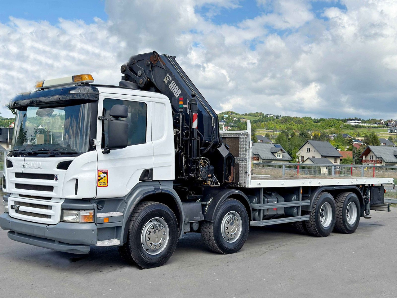 Scania P 420* PLATFORM 6,80m * HIAB 600 EP-5/FUNK * 8x4 - Автоманипулятор: фото 4 Scania P 420* PLATFORM 6,80m * HIAB 600 EP-5/FUNK * 8x4 - Автоманипулятор: фото 4