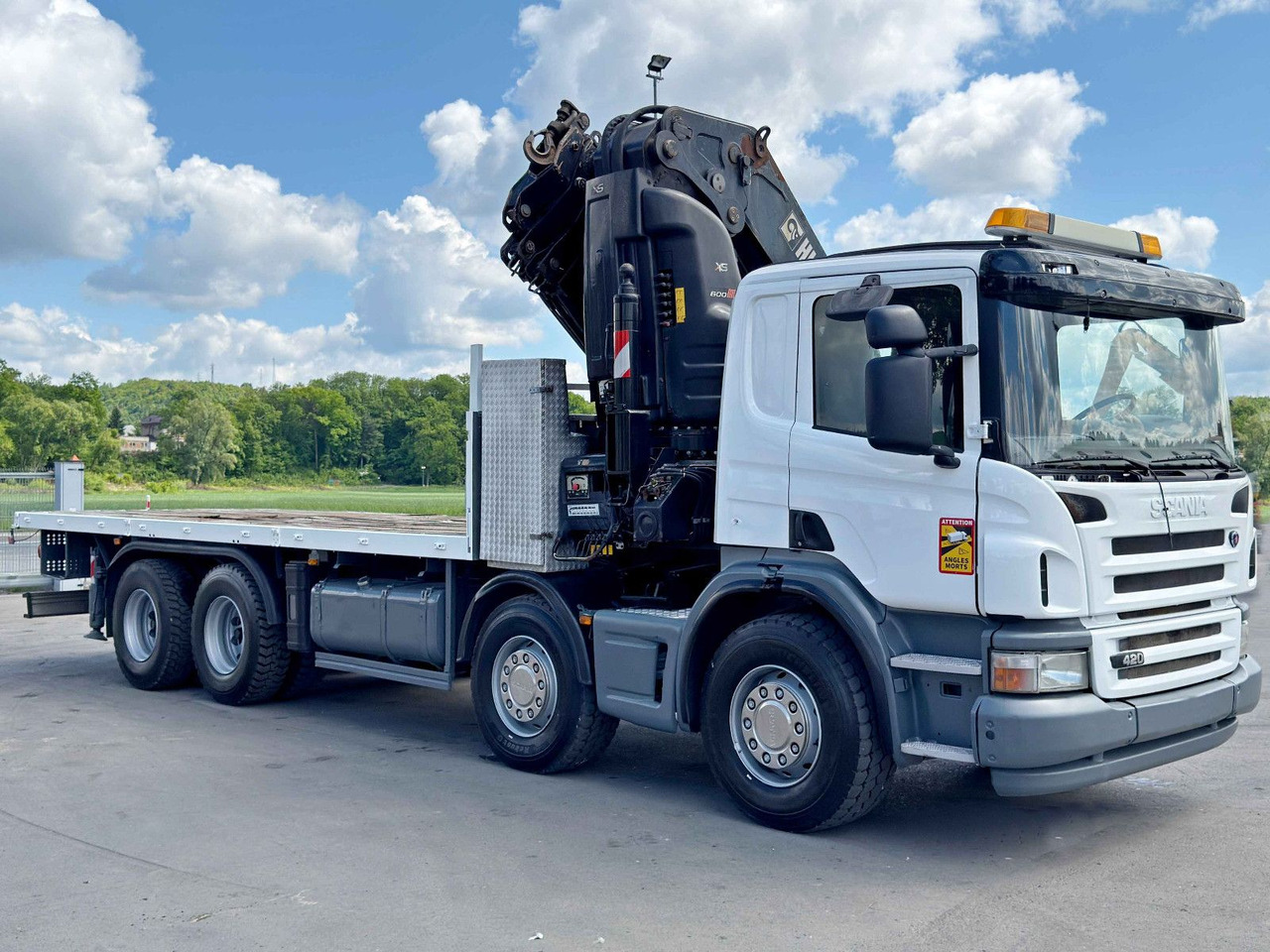 Scania P 420* PLATFORM 6,80m * HIAB 600 EP-5/FUNK * 8x4 - Автоманипулятор: фото 3 Scania P 420* PLATFORM 6,80m * HIAB 600 EP-5/FUNK * 8x4 - Автоманипулятор: фото 3