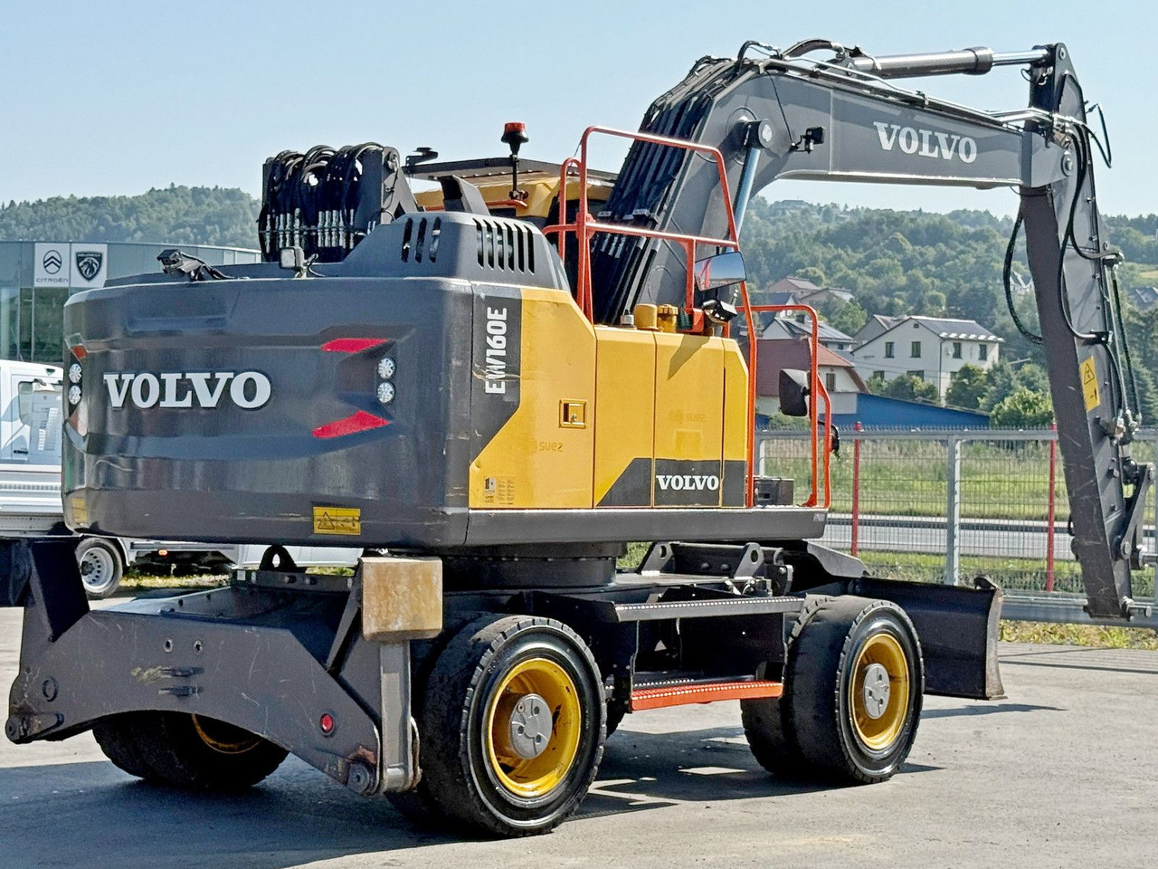 Колёсный экскаватор Volvo EW 160 E* Umschlagbagger * TOPZUSTAND: фото 9
