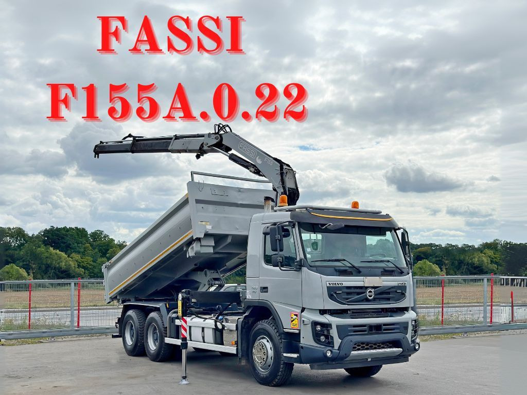 Volvo FMX 420 Kipper 5,10m *FASSI F155A.0.22+FUNK/6x4 - Самосвал: фото 1 Volvo FMX 420 Kipper 5,10m *FASSI F155A.0.22+FUNK/6x4 - Самосвал: фото 1