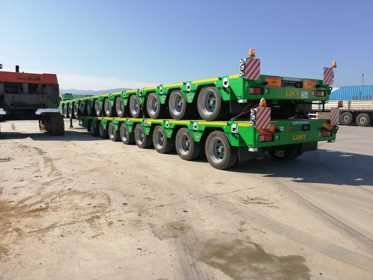 Новый Низкорамный полуприцеп Для транспортировки тяжёлой техники LIDER LIDER NEW 2025 MODEL Lowbed: фото 7