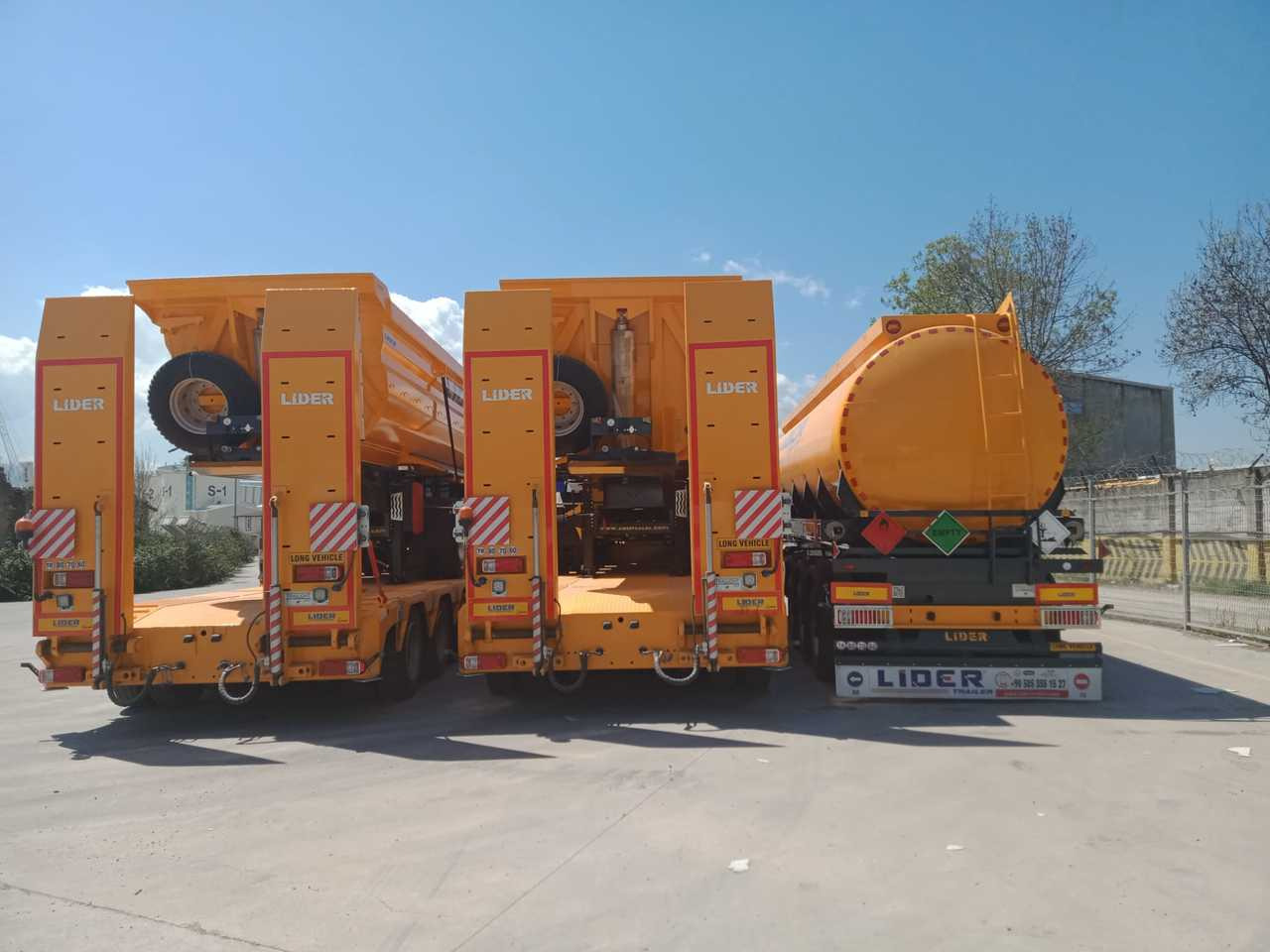 Новый Низкорамный полуприцеп LIDER TRAILER  -ENES GROUP NEW remorque surbaissée 2025 YEAR (MANUFACTURER COMPANY): фото 18