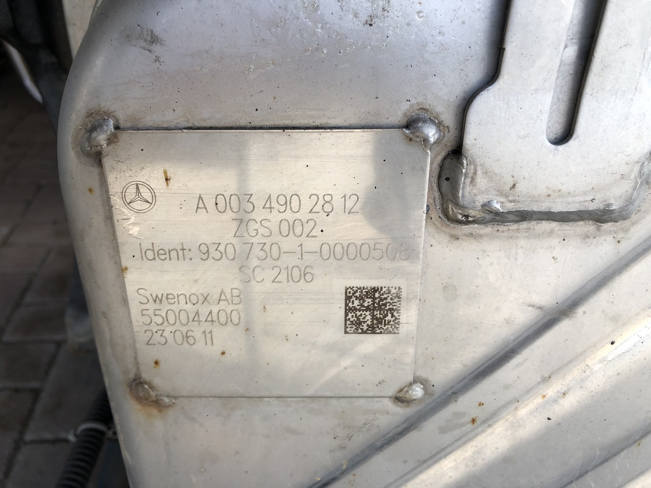 EXHAUST AFTERTREATMENT EURO6-EURO5 MERCEDES ACTROS MP4 - Выпускной коллектор для Грузовиков: фото 3 EXHAUST AFTERTREATMENT EURO6-EURO5 MERCEDES ACTROS MP4 - Выпускной коллектор для Грузовиков: фото 3