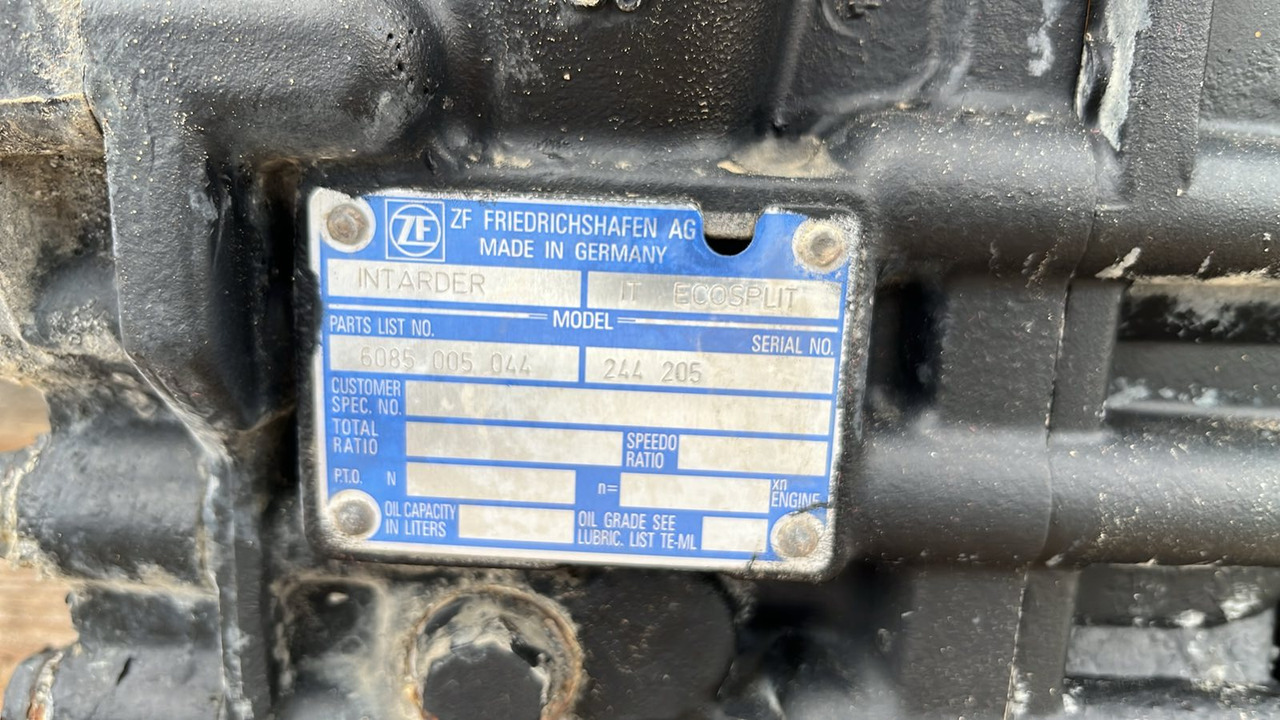 GEARBOX ZF 16S1921TD INTARDER MAN TGA - Коробка передач и запчасти для Грузовиков: фото 5 GEARBOX ZF 16S1921TD INTARDER MAN TGA - Коробка передач и запчасти для Грузовиков: фото 5