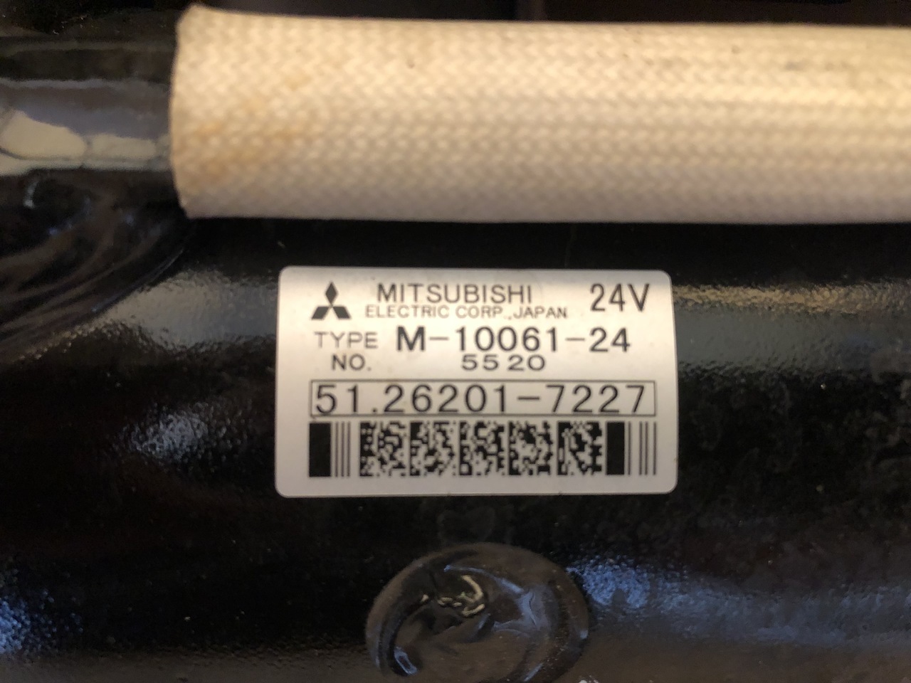 MAN STARTING MOTOR 24V MITSUBISHI - Стартер для Грузовиков: фото 1 MAN STARTING MOTOR 24V MITSUBISHI - Стартер для Грузовиков: фото 1