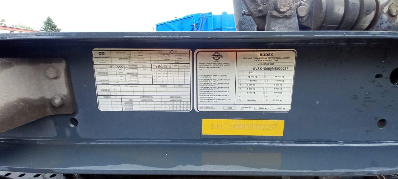 Naczepa wywrotka BODEX - Самосвальный полуприцеп: фото 5 Naczepa wywrotka BODEX - Самосвальный полуприцеп: фото 5