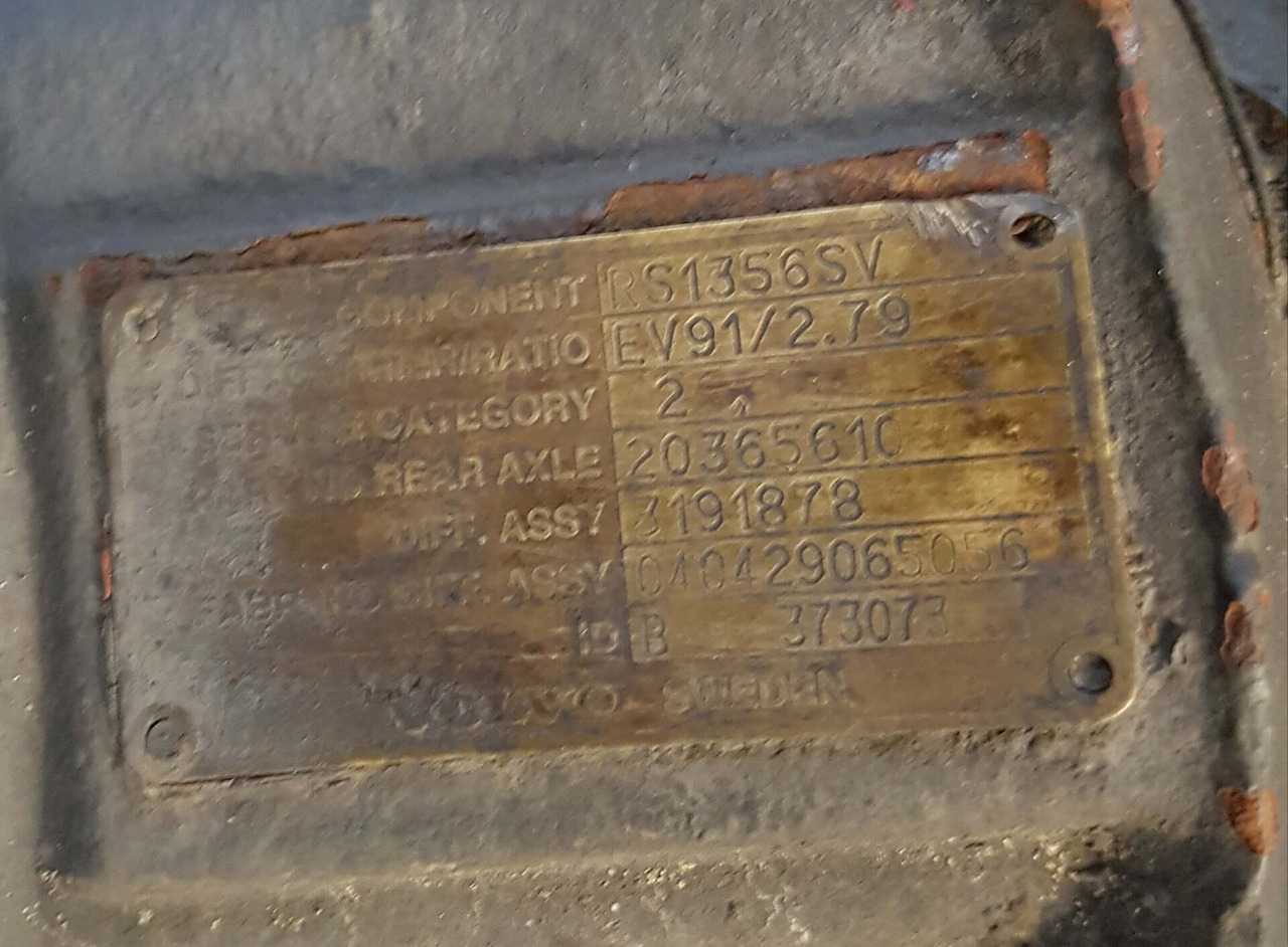 RS1356SV VOLVO DIFFERENTIAL RS/RSS1356SV EV91 RATIO 2.79 - Дифференциал для Грузовиков: фото 4 RS1356SV VOLVO DIFFERENTIAL RS/RSS1356SV EV91 RATIO 2.79 - Дифференциал для Грузовиков: фото 4