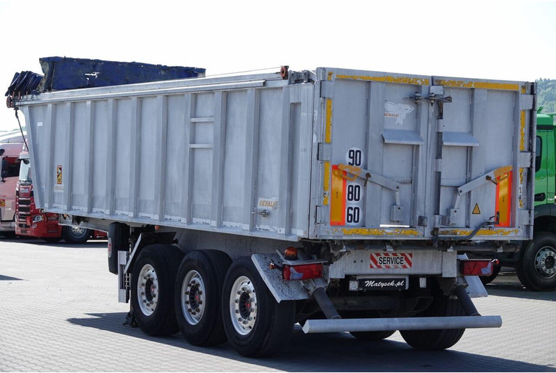 Benalu WYWROTKA / 28 m3 / ALUMINIOWA / OŚ PODNOSZONA / SAF / ALUFELGI / - Самосвальный полуприцеп: фото 4 Benalu WYWROTKA / 28 m3 / ALUMINIOWA / OŚ PODNOSZONA / SAF / ALUFELGI / - Самосвальный полуприцеп: фото 4