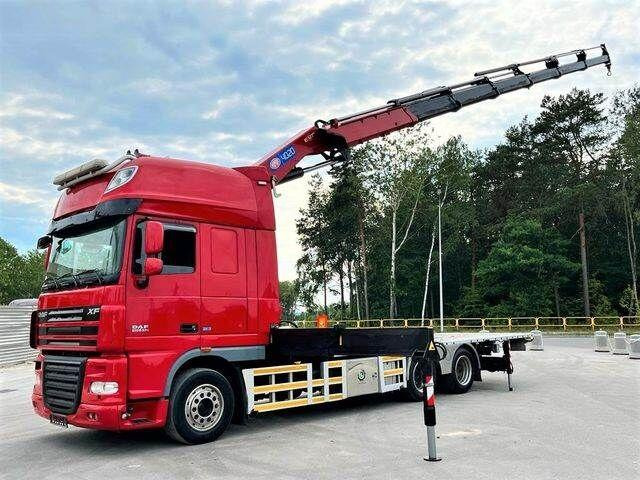 DAF XF 105 6x2 HMF 4020 EURO 5 KRAN CRANE - Грузовик бортовой/ Платформа, Автоманипулятор: фото 1 DAF XF 105 6x2 HMF 4020 EURO 5 KRAN CRANE - Грузовик бортовой/ Платформа, Автоманипулятор: фото 1