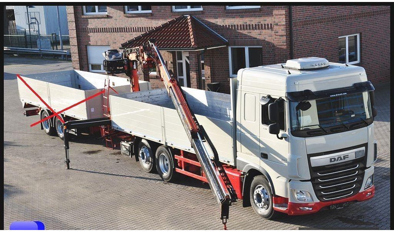 DAF XF 440 - Грузовик бортовой/ Платформа, Автоманипулятор: фото 1 DAF XF 440 - Грузовик бортовой/ Платформа, Автоманипулятор: фото 1