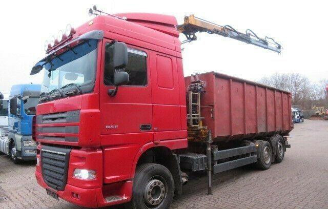 DAF XF105.410 6x2 Container + Crane - Портальный бункеровоз: фото 4 DAF XF105.410 6x2 Container + Crane - Портальный бункеровоз: фото 4