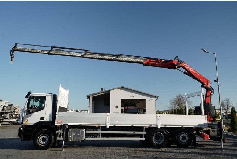 Iveco STRALIS 460 / 6X2 / SKRZYNIOWY 8,1 m + HDS FASSI. F185 MAX UDŹWI - Грузовик бортовой/ Платформа, Автоманипулятор: фото 2 Iveco STRALIS 460 / 6X2 / SKRZYNIOWY 8,1 m + HDS FASSI. F185 MAX UDŹWI - Грузовик бортовой/ Платформа, Автоманипулятор: фото 2
