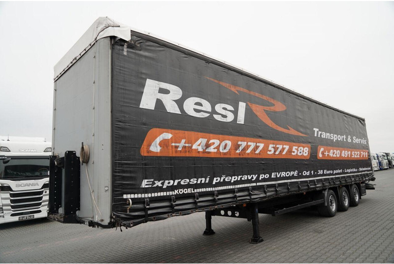 Kögel FIRANKA / MEGA / OŚ PODNOSZONA / OSIE SAF / DACH PODNOSZONY / LO - Тентованный полуприцеп: фото 4 Kögel FIRANKA / MEGA / OŚ PODNOSZONA / OSIE SAF / DACH PODNOSZONY / LO - Тентованный полуприцеп: фото 4