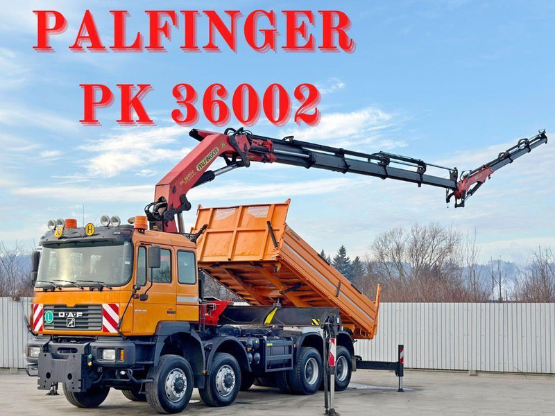 MAN 35.414 * PALFINGER PK 36002 +FUNK / 8x6 - Грузовик бортовой/ Платформа, Автоманипулятор: фото 1 MAN 35.414 * PALFINGER PK 36002 +FUNK / 8x6 - Грузовик бортовой/ Платформа, Автоманипулятор: фото 1