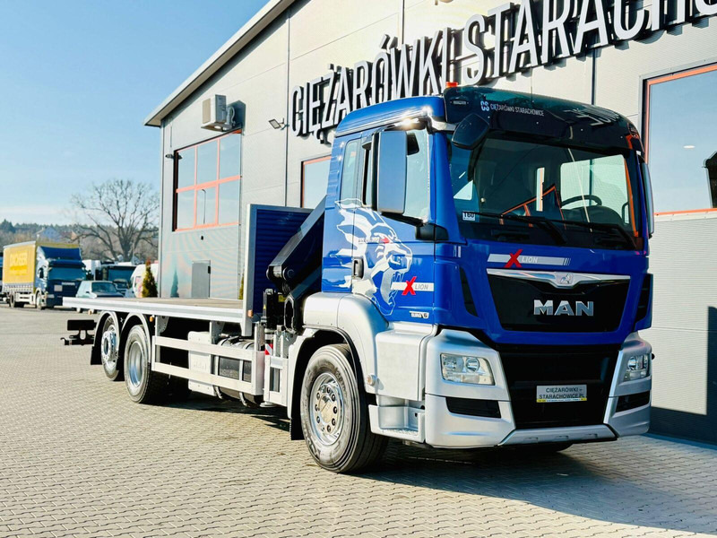 MAN MAN TGS 26.360 // E6 // 6x2 // platforma laweta 7,2m z HDs HMF 1 - Грузовик бортовой/ Платформа, Автоманипулятор: фото 4 MAN MAN TGS 26.360 // E6 // 6x2 // platforma laweta 7,2m z HDs HMF 1 - Грузовик бортовой/ Платформа, Автоманипулятор: фото 4