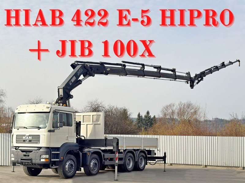 MAN TGA 35.430 * HIAB 422 E - 5 HIPRO + JIB 100X - Грузовик бортовой/ Платформа, Автоманипулятор: фото 1 MAN TGA 35.430 * HIAB 422 E - 5 HIPRO + JIB 100X - Грузовик бортовой/ Платформа, Автоманипулятор: фото 1