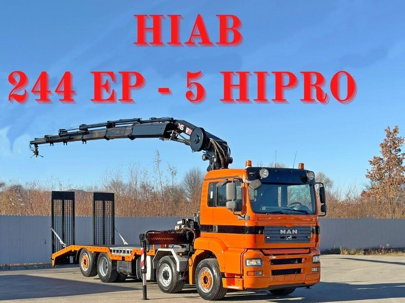 MAN TGA 35.480 / HIAB 244 EP - 5 HIPRO - Грузовик бортовой/ Платформа, Автоманипулятор: фото 1 MAN TGA 35.480 / HIAB 244 EP - 5 HIPRO - Грузовик бортовой/ Платформа, Автоманипулятор: фото 1