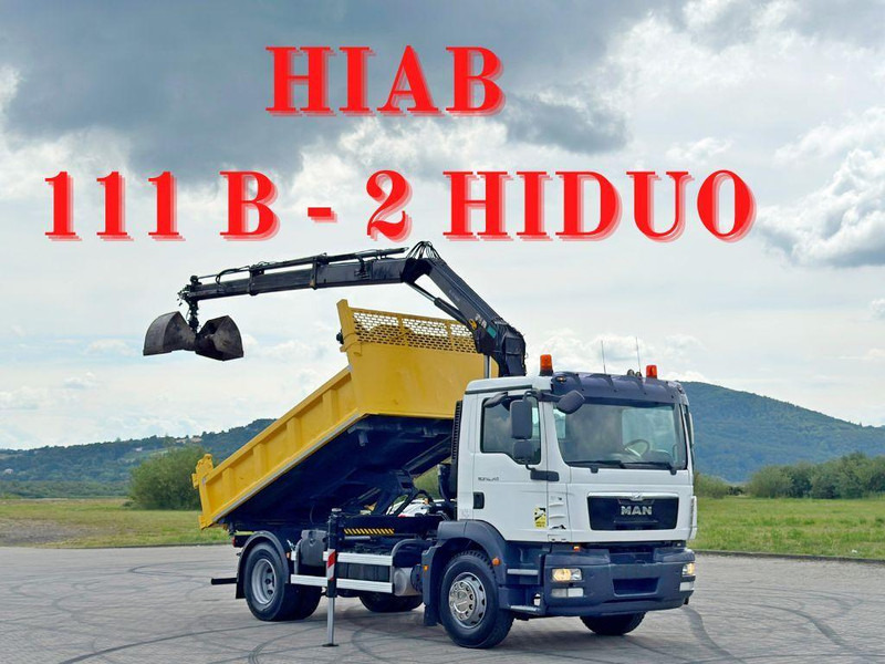 MAN TGM 18.340* KIPPER 4,05m * HIAB 111 B-2 HIDUO/FUNK - Самосвал, Автоманипулятор: фото 1 MAN TGM 18.340* KIPPER 4,05m * HIAB 111 B-2 HIDUO/FUNK - Самосвал, Автоманипулятор: фото 1