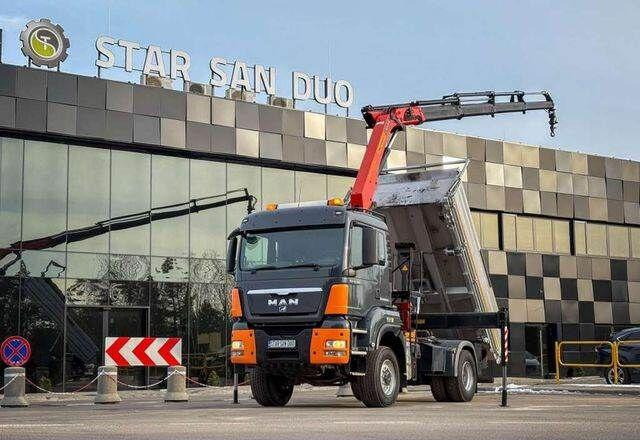 MAN TGS 18.480 PALFINGER PK 16502 HDS Crane,Kipper - Самосвал, Автоманипулятор: фото 1 MAN TGS 18.480 PALFINGER PK 16502 HDS Crane,Kipper - Самосвал, Автоманипулятор: фото 1