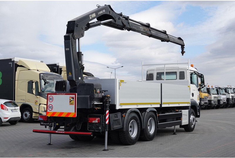 MAN TGS 26.320 / 6X4 / SKRZYNIOWY 6.5 M + HDS HIAB 188 BS-3 / MAX UD - Грузовик бортовой/ Платформа, Автоманипулятор: фото 3 MAN TGS 26.320 / 6X4 / SKRZYNIOWY 6.5 M + HDS HIAB 188 BS-3 / MAX UD - Грузовик бортовой/ Платформа, Автоманипулятор: фото 3