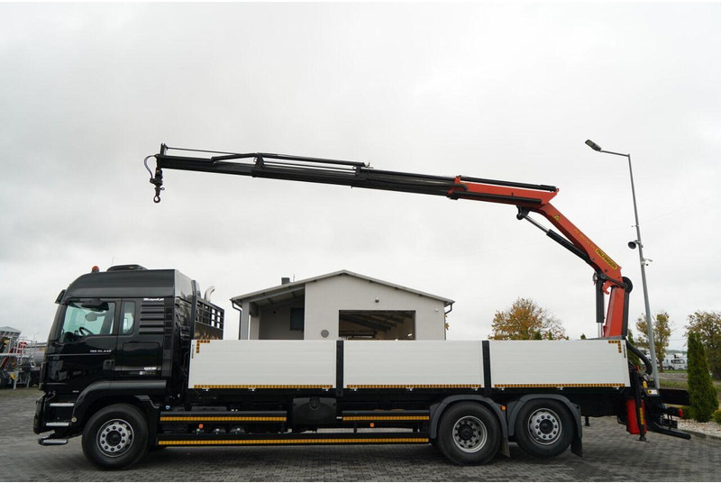 MAN TGS 26.440 / 6X2 / SKRZYNIOWY 7,5 M / OŚ PODNOSZONA + HDS PALFI - Грузовик бортовой/ Платформа, Автоманипулятор: фото 5 MAN TGS 26.440 / 6X2 / SKRZYNIOWY 7,5 M / OŚ PODNOSZONA + HDS PALFI - Грузовик бортовой/ Платформа, Автоманипулятор: фото 5