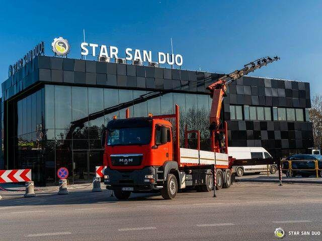 MAN TGS 35.400 PALFINGER PK 44002 WINCH TRIDEM KRAN - Грузовик бортовой/ Платформа, Автоманипулятор: фото 1 MAN TGS 35.400 PALFINGER PK 44002 WINCH TRIDEM KRAN - Грузовик бортовой/ Платформа, Автоманипулятор: фото 1