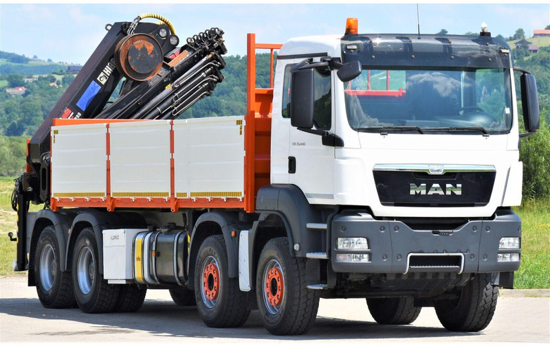 MAN TGS 35.440 * HIAB 322 EP-5HIPRO+FUNK / 8x4! - Грузовик бортовой/ Платформа, Автоманипулятор: фото 1 MAN TGS 35.440 * HIAB 322 EP-5HIPRO+FUNK / 8x4! - Грузовик бортовой/ Платформа, Автоманипулятор: фото 1