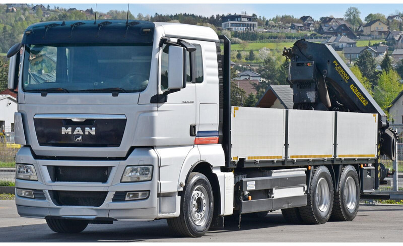 MAN TGX 26.440 Pritsche 6,40 m* PK 29002+FUNK *6x4 - Грузовик бортовой/ Платформа, Автоманипулятор: фото 4 MAN TGX 26.440 Pritsche 6,40 m* PK 29002+FUNK *6x4 - Грузовик бортовой/ Платформа, Автоманипулятор: фото 4