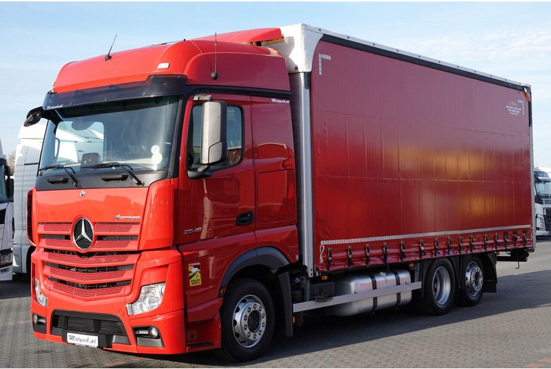 Mercedes-Benz ACTROS 25 480 - Тентованный грузовик: фото 1 Mercedes-Benz ACTROS 25 480 - Тентованный грузовик: фото 1
