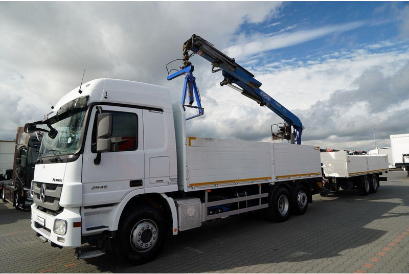 Mercedes-Benz / ACTROS 2548 / 6x2 / ZESTAW BURTOWY - 6,5 M / OŚ PODNOSZONA / - Грузовик бортовой/ Платформа: фото 4 Mercedes-Benz / ACTROS 2548 / 6x2 / ZESTAW BURTOWY - 6,5 M / OŚ PODNOSZONA / - Грузовик бортовой/ Платформа: фото 4