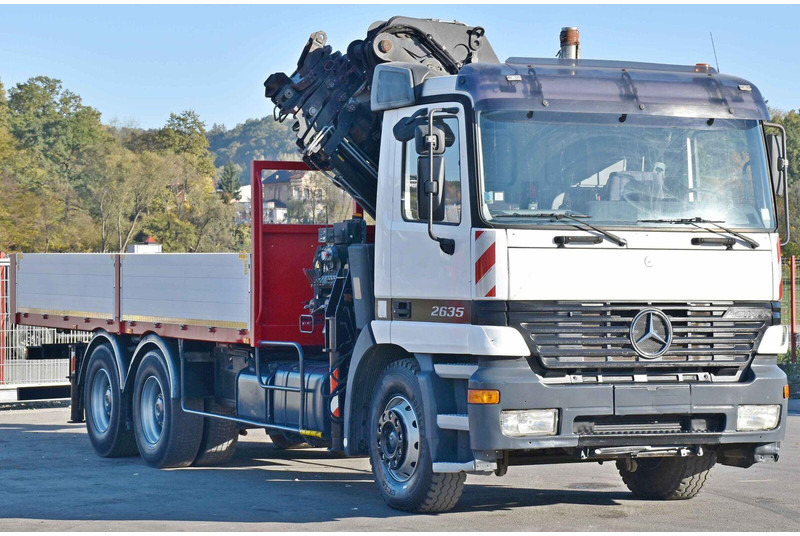 Mercedes-Benz ACTROS 2635 Pritsche - Грузовик бортовой/ Платформа, Автоманипулятор: фото 3 Mercedes-Benz ACTROS 2635 Pritsche - Грузовик бортовой/ Платформа, Автоманипулятор: фото 3