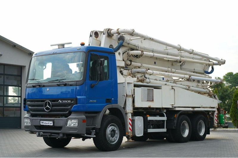 Mercedes-Benz ACTROS 2636 / POMPA SERMAC 5Z37 / 37 METRÓW / STEROWANIE RADIOW - Автобетононасос: фото 1 Mercedes-Benz ACTROS 2636 / POMPA SERMAC 5Z37 / 37 METRÓW / STEROWANIE RADIOW - Автобетононасос: фото 1