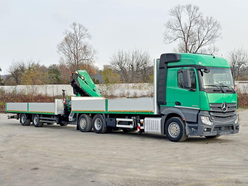Mercedes-Benz ACTROS 2645 * FASSI F 345.24 + FUNK + Anhänger - Грузовик бортовой/ Платформа, Автоманипулятор: фото 3 Mercedes-Benz ACTROS 2645 * FASSI F 345.24 + FUNK + Anhänger - Грузовик бортовой/ Платформа, Автоманипулятор: фото 3