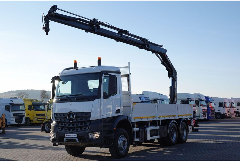 Mercedes-Benz AROCS 2633 / 6x4 / SKRZYNIOWY - 6,5 M / HDS HIAB 188 b-3 wysów: - Грузовик бортовой/ Платформа, Автоманипулятор: фото 1 Mercedes-Benz AROCS 2633 / 6x4 / SKRZYNIOWY - 6,5 M / HDS HIAB 188 b-3 wysów: - Грузовик бортовой/ Платформа, Автоманипулятор: фото 1