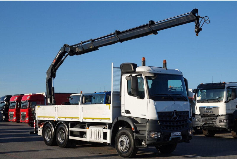 Mercedes-Benz AROCS 2633 / 6x4 / SKRZYNIOWY - 6,5 M / HDS HIAB 188 b-3 wysów: - Грузовик бортовой/ Платформа, Автоманипулятор: фото 5 Mercedes-Benz AROCS 2633 / 6x4 / SKRZYNIOWY - 6,5 M / HDS HIAB 188 b-3 wysów: - Грузовик бортовой/ Платформа, Автоманипулятор: фото 5