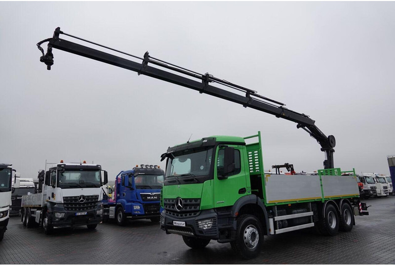 Mercedes-Benz AROCS 2636 / 6x4 / SKRZYNIOWY- 6,5 M / + HDS HIAB 4x wysów: 13 - Грузовик бортовой/ Платформа, Автоманипулятор: фото 2 Mercedes-Benz AROCS 2636 / 6x4 / SKRZYNIOWY- 6,5 M / + HDS HIAB 4x wysów: 13 - Грузовик бортовой/ Платформа, Автоманипулятор: фото 2
