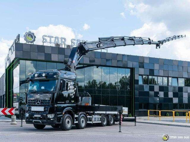 Mercedes-Benz AROCS 3251 8x4 HMF 8520 Fly Jib Winch - Грузовик бортовой/ Платформа, Автоманипулятор: фото 3 Mercedes-Benz AROCS 3251 8x4 HMF 8520 Fly Jib Winch - Грузовик бортовой/ Платформа, Автоманипулятор: фото 3