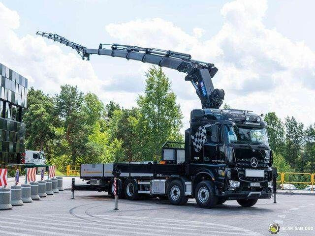 Mercedes-Benz AROCS 3251 8x4 HMF 8520 Fly Jib Winch - Грузовик бортовой/ Платформа, Автоманипулятор: фото 5 Mercedes-Benz AROCS 3251 8x4 HMF 8520 Fly Jib Winch - Грузовик бортовой/ Платформа, Автоманипулятор: фото 5